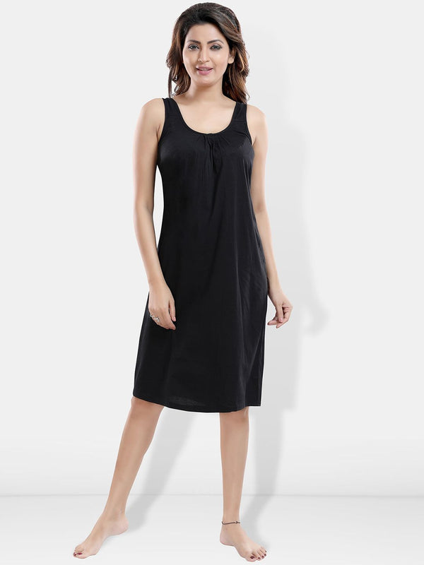 Be You Sleeveless Cotton Midi Nightdress
