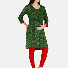 Be You Bandhani Printed Straight Kurta