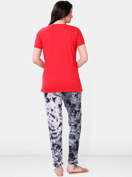 Be You Women Tie and Dye Night suit