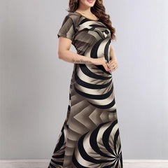 Be You Spiral Print Maternity Nightdress