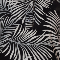 Be You Tropical Printed Mandarin Collar Longline Night Suit