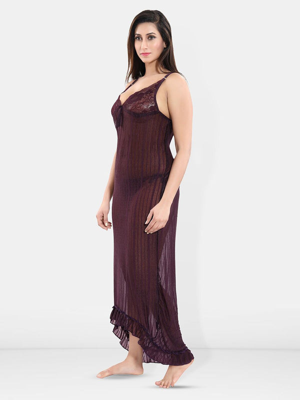 Be You Self Design Net Baby Doll With Brief