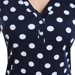 Be You Blue Printed Nightdress