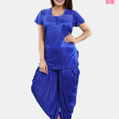 Be You Pack of 2 Square Neck Satin Night suit