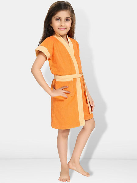 Be You Kids Terry Cotton Water Absorbent Bath Robe With Belt