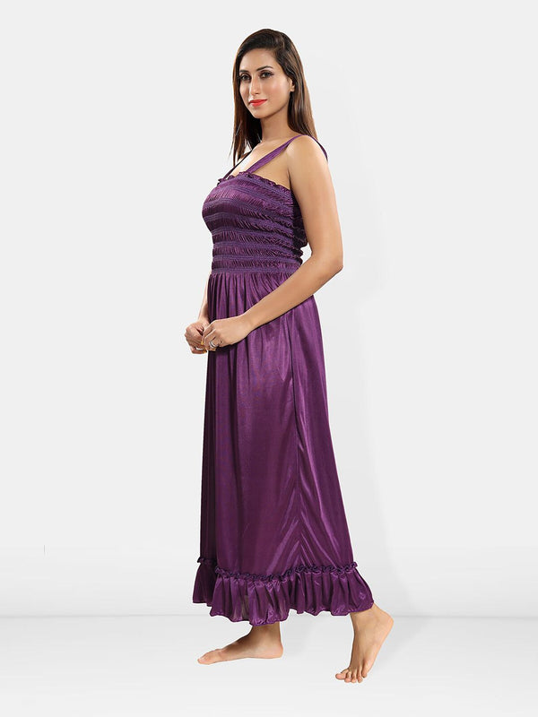 Be You Self Design Shoulder Strap Nightdress