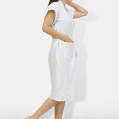 Be You Women Cotton Anti-bacterial Super Soft Bath Robe With Belt