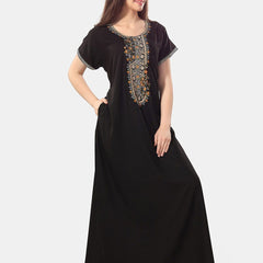 Be You Floral Embroidered Maxi Nightdress