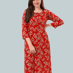 Be You Women Floral Printed Maternity Kurta