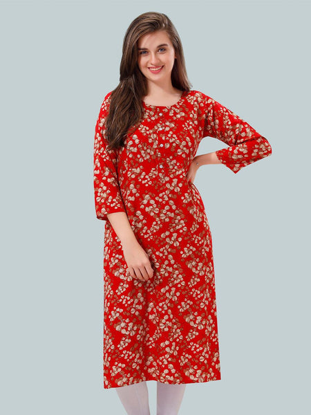 Be You Women Floral Printed Maternity Kurta
