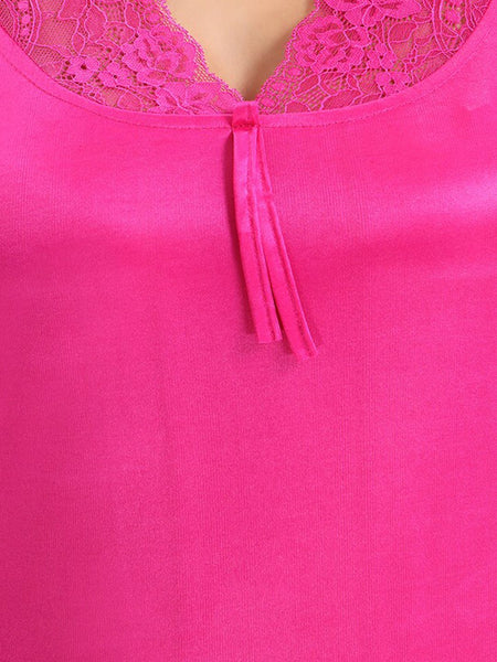 Be You 6 Pieces Satin Maxi Nightdress Set With Robe And Lingerie Set