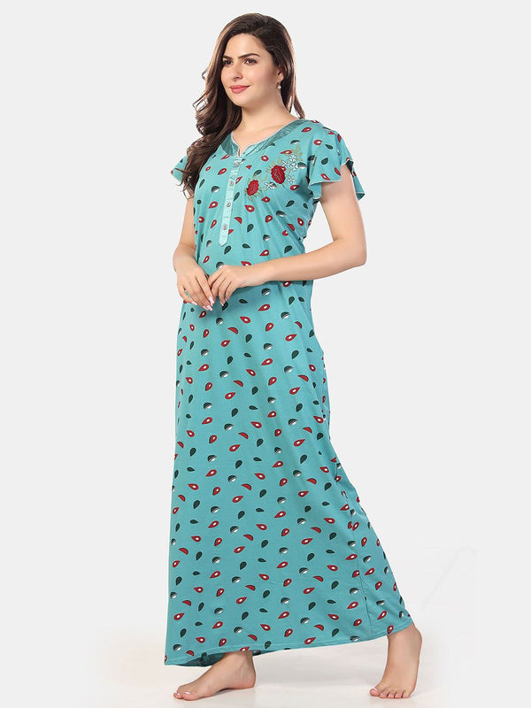 Be You Printed Maxi Nightdress