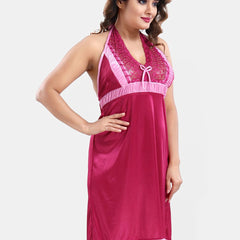 Be You Satin Wrap Nightdress With Robe