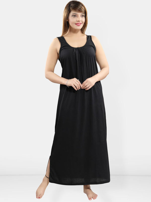 Be You Sleeveless Cotton Maxi Nightdress