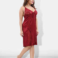 Be You Maroon Nightdress