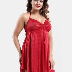 Be You Satin Wrap Nightdress With Robe