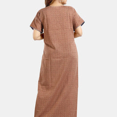 Be You Floral Printed Maternity Maxi Nightdress