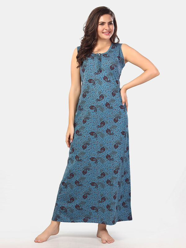Be You Printed Maxi Nightdress