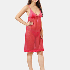 Be You Self Design Nightdress With Robe