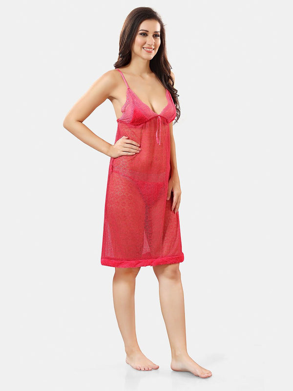 Be You Self Design Nightdress With Robe