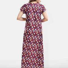 Be You Printed Maternity Maxi Nightdress