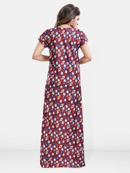 Be You Printed Maternity Maxi Nightdress