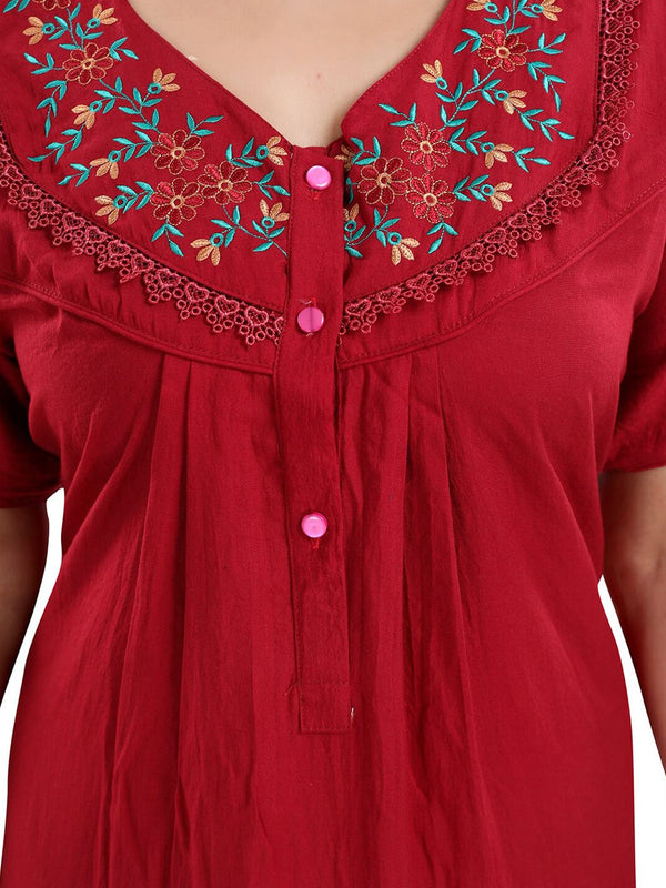 Be You V Neck Maxi Nightdress