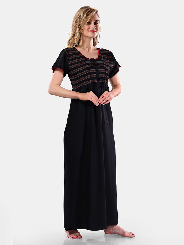Be You Round Neck Maxi Nightdress