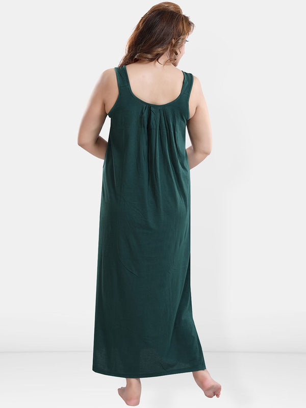 Be You Sleeveless Cotton Maxi Nightdress