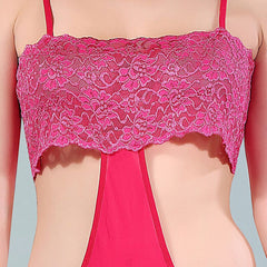 Be You Pink & Red Net Baby Doll