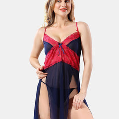Be You Self Designed Net Baby Doll With Brief
