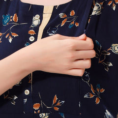 Be You Women Floral Printed A-Line Maternity Kurta