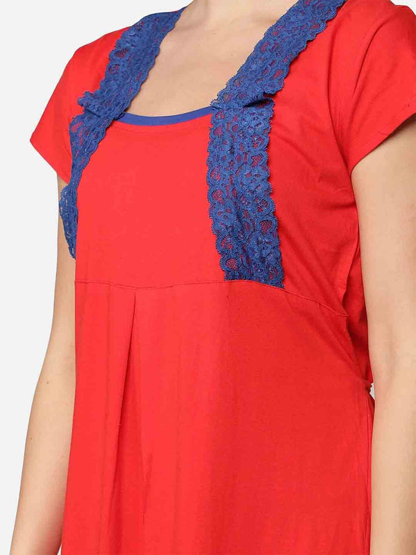 Be You Red Maxi Nightdress
