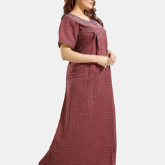 Be You Floral printed Maxi Nightdress