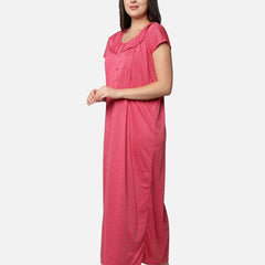 Be You Striped Maternity Maxi Nightdress