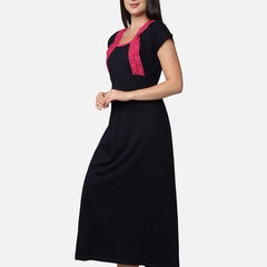 Be You Navy Blue Maxi Nightdress