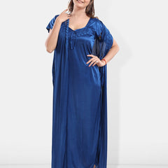 Be You Satin Maxi Nightdress With Robe