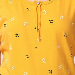 Be You Geometric Printed Maxi Nightdress