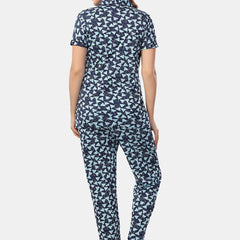 Be You Geometric Printed Night suit
