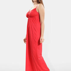 Be You Shoulder Straps Cotton Maxi Nightdress