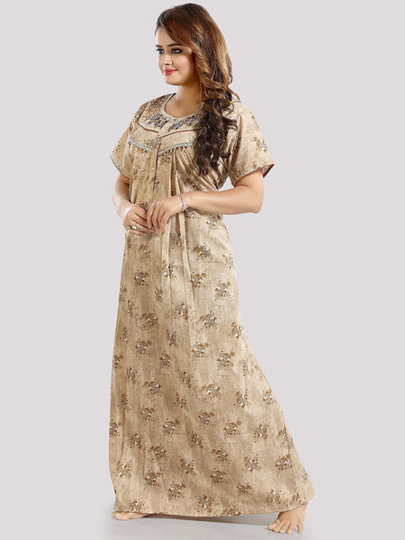 Be You Floral Printed Maxi Nightdress