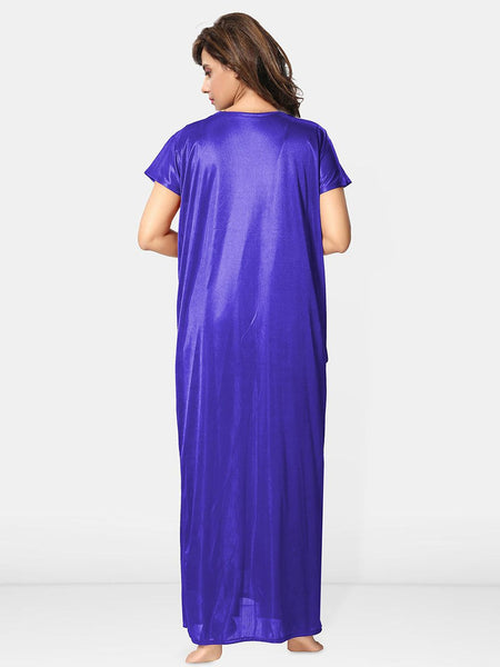 Be You Women Pack of 2 Nighty with Robe Nightdress