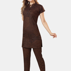 Be You Ethnic Motifs Printed Night Suit