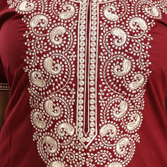 Be You Embroidered Maxi Nightdress