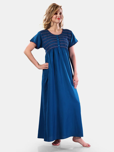 Be You Round Neck Maxi Nightdress