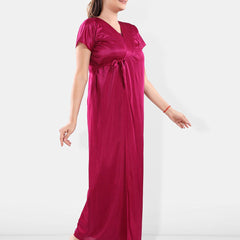 Be You Satin Maxi Nightdress With Robe