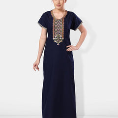 Be You Embroidered Maxi Nightdress