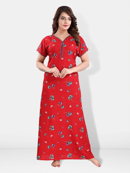 Be You Floral Printed Maxi Feeding & Maternity Nightdress
