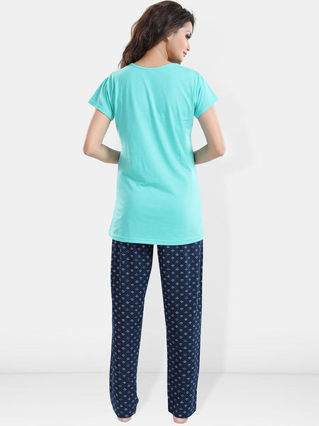 Be You Printed T-shirt With Pyjamas