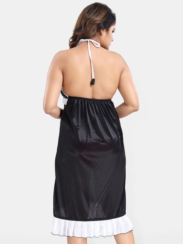 Be You Satin Wrap Nightdress With Robe